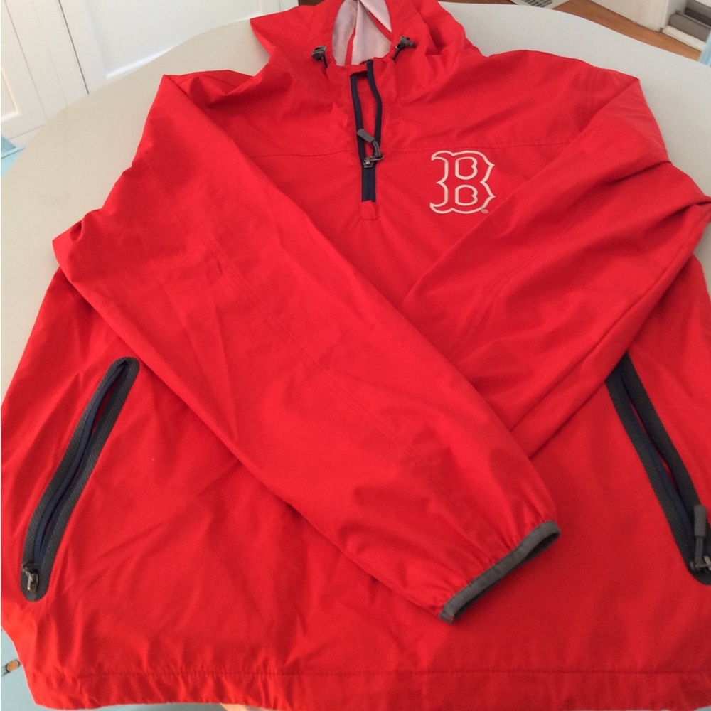 MLB Red Sox quarter zip wind breaker